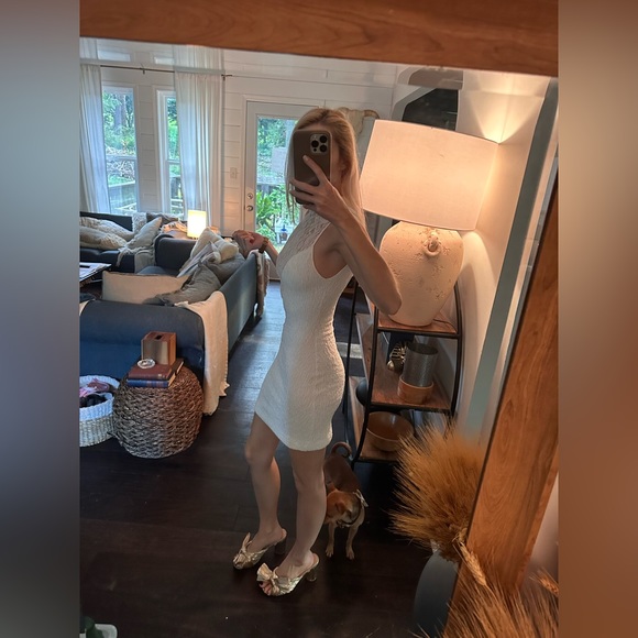 Vintage 1980s Lace Bodycon Dress - Picture 3 of 11